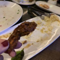 This is supposed to be Angry Shrimp, completely overcooked. This is supposed to be Angry Shrimp, completely overcooked.