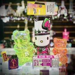 The BLU SPOT ALVIN- CBD, SMOKE & VAPE - Hello Kitty and BEAR