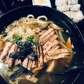 Sake Sushi - Chicken Udon Soup with California Rolls - Sushi Bars Near Me - Wildomar, California Sake Sushi - Chicken Udon Soup with California Rolls - Sushi Bars Near Me - Wildomar, California