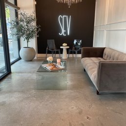 Fancy waiting area