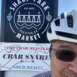 Selfie with sign