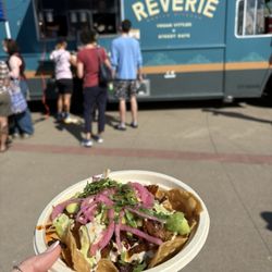 Reverie nachos with Jackfruit! Delish!