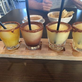 Sabor Cocinabar - Margarita flight - Mexican Near Me - San Antonio, Texas