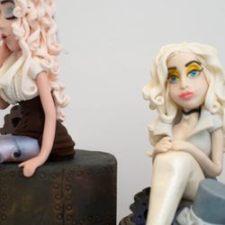 Genesis Decorations and Cakes - Detailed Fondant Women for Cake Decoration