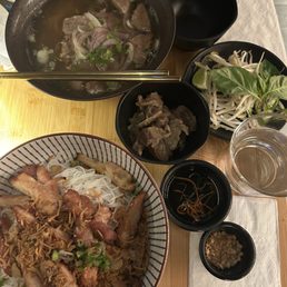 Signature pho, grilled lemongrass chicken vermicelli Signature pho, grilled lemongrass chicken vermicelli