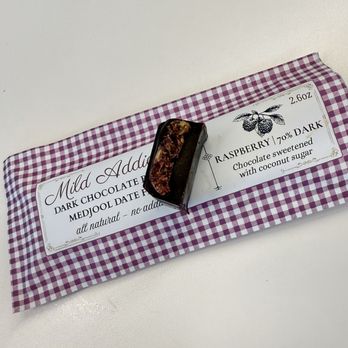 Meadow Lane - Chocolate bar (dates/raspberry) - Specialty Food Near Me - New York, New York Meadow Lane - Chocolate bar (dates/raspberry) - Specialty Food Near Me - New York, New York