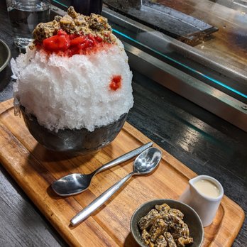 Gaijin - Sesame yuzu kakigori shaved ice - Japanese Near Me - Chicago, Illinois Gaijin - Sesame yuzu kakigori shaved ice - Japanese Near Me - Chicago, Illinois
