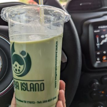Boba Island - Rose matcha, iced - Coffee & Tea Near Me - Houston, Texas Boba Island - Rose matcha, iced - Coffee & Tea Near Me - Houston, Texas
