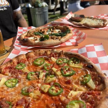 Number Twelve Cider - Pizza from sister company Little Tomato Pizza - Breweries Near Me - Minneapolis, Minnesota