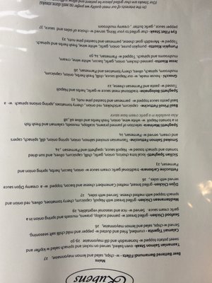 Menu photo 7 Rubens Hepburn Springs, VIC