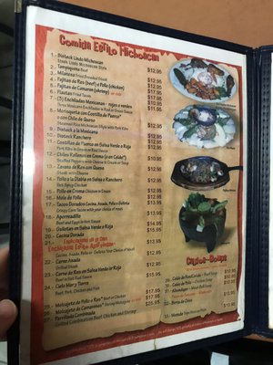 Menu photo 4 Molcajetes Apatzingan Sacramento, CA