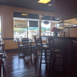 Inside the restaurant Inside the restaurant
