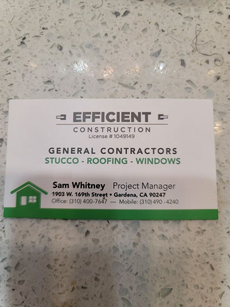 Slide of Efficient Construction