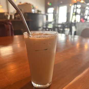 Kaffeine Coffee - Iced Spanish Latte - Coffee & Tea Near Me - Indianapolis, Indiana