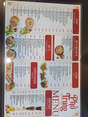 Menu photo 1 Pho Trung Monterey Park, CA Menu photo 1 Pho Trung Monterey Park, CA