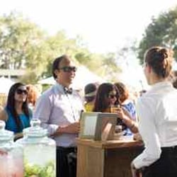 Island View Catering - Manning the bar...