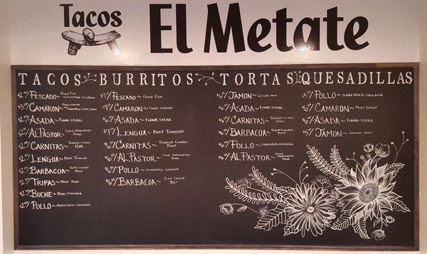 Menu photo 8 Tacos El Metate Aurora, CO Menu photo 8 Tacos El Metate Aurora, CO