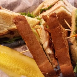 Gaunce's Deli & Cafe - Club-house sandwich.