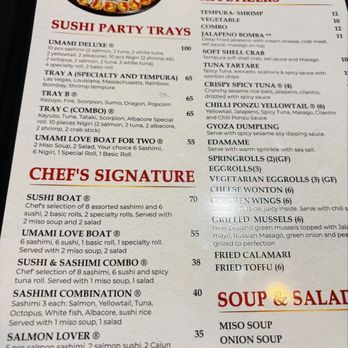 Umami Sushi Bar & Pho - Menu - Sushi Bars Near Me - Aurora, Colorado Umami Sushi Bar & Pho - Menu - Sushi Bars Near Me - Aurora, Colorado