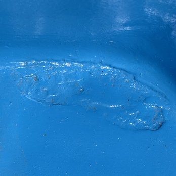 The Pool Guy - This is my top step after he patched and painted my pool - Pool & Hot Tub Service Near Me The Pool Guy - This is my top step after he patched and painted my pool - Pool & Hot Tub Service Near Me