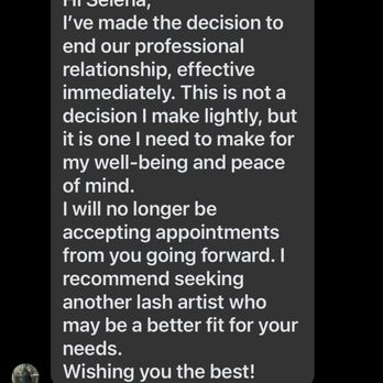 Gypsy Roots Co - 1 week after she ghosted me and didn't show up for our appointment sends this cryptic "breakup" text after I already fired her. - Hair Salons Near Me - Reno, Nevada Gypsy Roots Co - 1 week after she ghosted me and didn't show up for our appointment sends this cryptic "breakup" text after I already fired her. - Hair Salons Near Me - Reno, Nevada