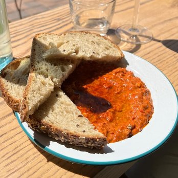 Mayfield - Some object (pebble/stone/walnut shell?) in the Muhammara dip shattered my tooth!!! - New American Near Me - San Juan Capistrano, California