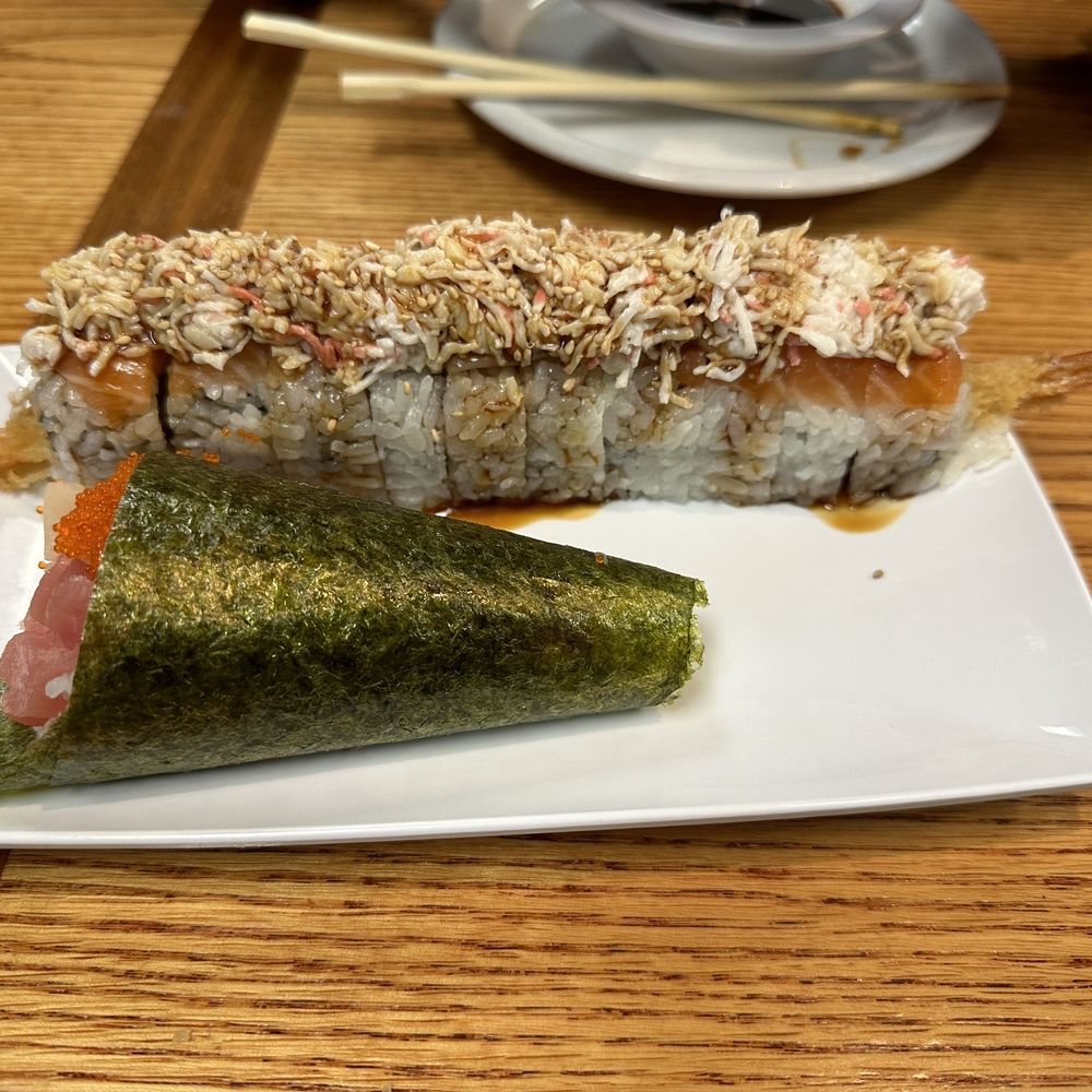 Sushi Pier - Mt. Rose Long Roll and California Hand Roll - Sushi Bars Near Me - Reno, Nevada