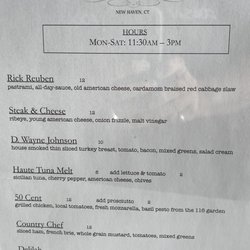 Meat & Co - Their menu