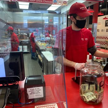 Five Guys - Observing health and safety - Burgers Near Me - Burlington, Massachusetts Five Guys - Observing health and safety - Burgers Near Me - Burlington, Massachusetts
