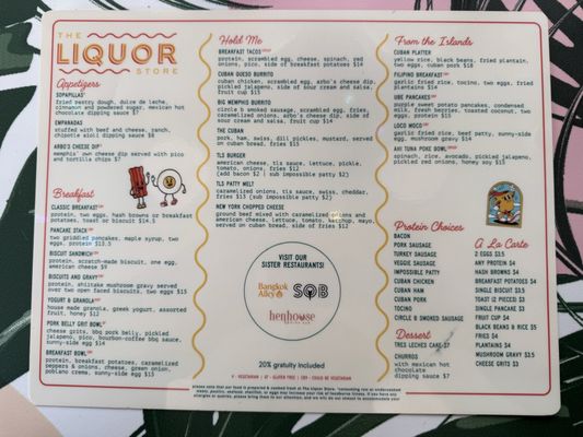 Menu photo 4 The Liquor Store Memphis, TN Menu photo 4 The Liquor Store Memphis, TN