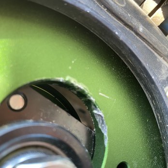 AAA - Scraches and gouges in top hats - Auto Repair Near Me - Wheaton, Illinois