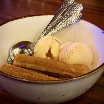 El Cabron Kitchen & Cantina - Churros with Vanilla Ice Cream - Mexican Near Me - San Jose, California El Cabron Kitchen & Cantina - Churros with Vanilla Ice Cream - Mexican Near Me - San Jose, California