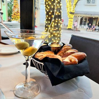 Ocean Prime - An excellent Martini and a basket of hot pretzel rolls...now that's comfort food! - Seafood Near Me - Naples, Florida Ocean Prime - An excellent Martini and a basket of hot pretzel rolls...now that's comfort food! - Seafood Near Me - Naples, Florida
