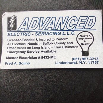 Advanced Electric Servicing - Electricians Near Me - Lindenhurst, New York