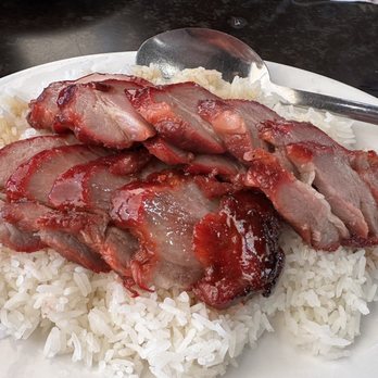 Sam Woo Village BBQ - BBQ pork over white rice!! - Chinese Near Me - Van Nuys, California Sam Woo Village BBQ - BBQ pork over white rice!! - Chinese Near Me - Van Nuys, California