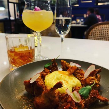 Rooh Columbus - Cauliflower, Old Fashioned, Gin cocktails - Indian Near Me - Columbus, Ohio