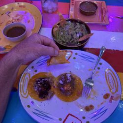 La Tia Juana - Three tacos.