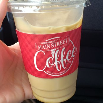 Main Street Coffee - Iced caramel macchiato - Coffee & Tea Near Me - Poplarville, Mississippi Main Street Coffee - Iced caramel macchiato - Coffee & Tea Near Me - Poplarville, Mississippi
