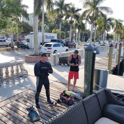 Flicker Marine - Our diver suiting up