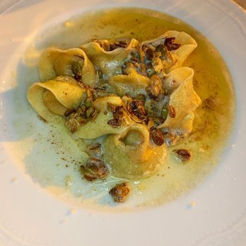 Fiorella - Sweet Potato Cappelletti with Granola and Gorgonzola - Pasta Shops Near Me - Philadelphia, Pennsylvania Fiorella - Sweet Potato Cappelletti with Granola and Gorgonzola - Pasta Shops Near Me - Philadelphia, Pennsylvania