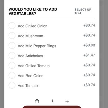 Giorgino's - Veg costs to add to sandwich - Sandwiches Near Me - San Diego, California Giorgino's - Veg costs to add to sandwich - Sandwiches Near Me - San Diego, California