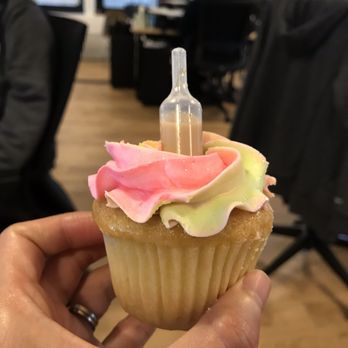 Tasty Delicious - Vanilla cupcake w tie dye frosting and a bailey's shot - Caribbean Near Me - Brooklyn, New York Tasty Delicious - Vanilla cupcake w tie dye frosting and a bailey's shot - Caribbean Near Me - Brooklyn, New York