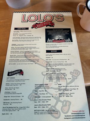 Menu photo 3 Lolo’s Boss Pizza Fairview, OR Menu photo 3 Lolo’s Boss Pizza Fairview, OR
