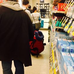 Walgreens - Line for the pharmacy. This is going to take a while!