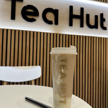 Tea Hut - 2025-02-08 - Taro milk tea with mochi-rice - Bubble Tea Near Me - Millbrae, California