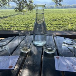 Patio wine tasting