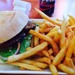 Steak Sandwich and Peri Fries
