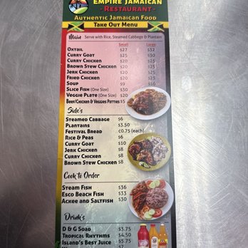 Empire Jamaican Restaurant - Menu - Caribbean Near Me - Moreno Valley, California Empire Jamaican Restaurant - Menu - Caribbean Near Me - Moreno Valley, California