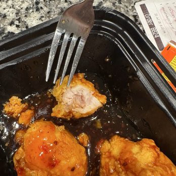 Popeyes Louisiana Kitchen - 6 Boneless Wings all undercooked - Fast Food Near Me - Goodyear, Arizona