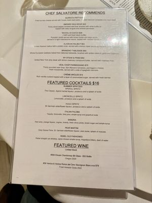 Menu photo 1 Antonello Ristorante Santa Ana, CA